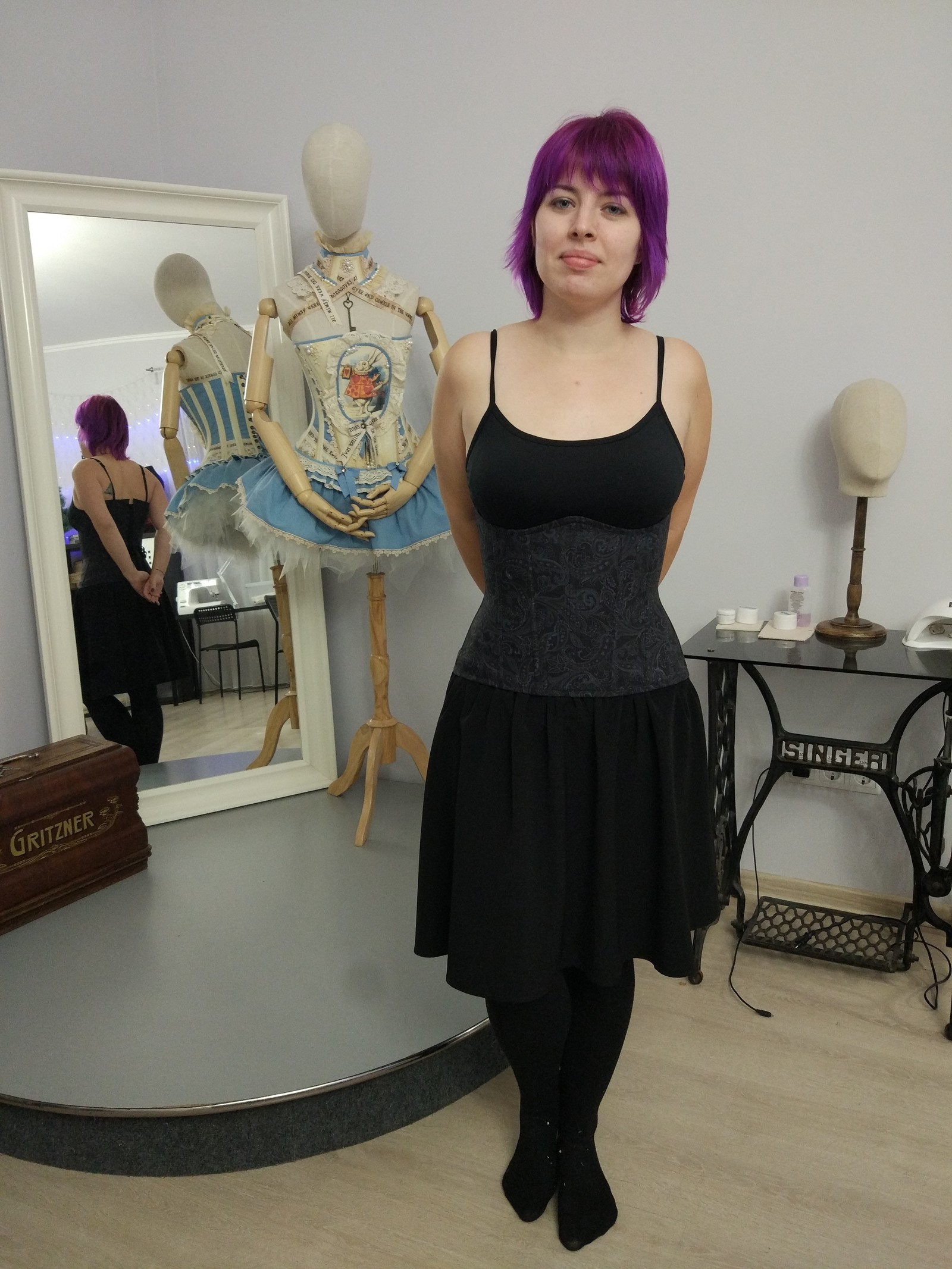 My first corset - My, Needlework without process, Corset, Longpost, Sewing