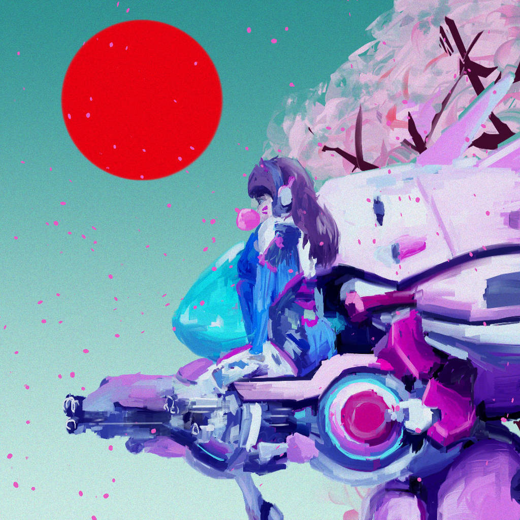 Break - Art, Games, Overwatch, Dva, 