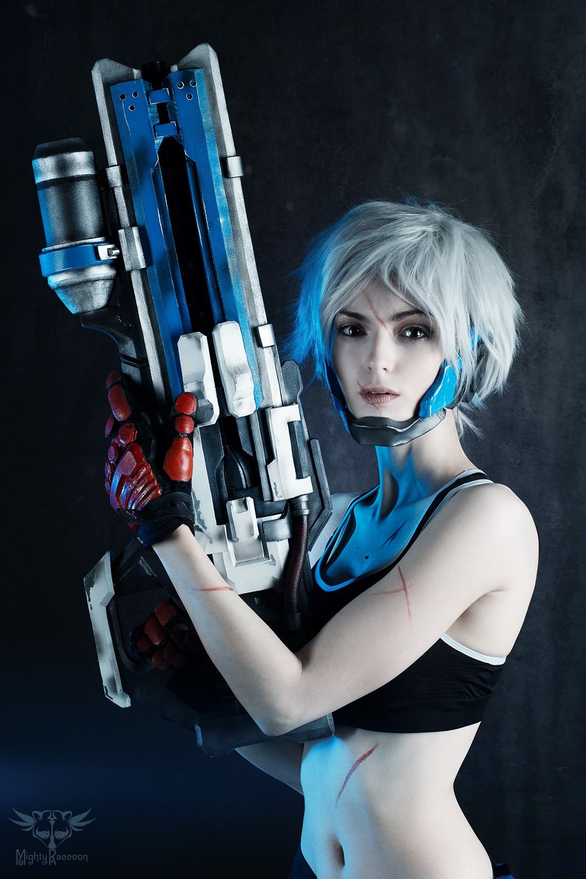 Fem!Soldier76 by MightyRaccoon - Cosplay, Overwatch, Soldier 76, Mightyraccoon, Longpost