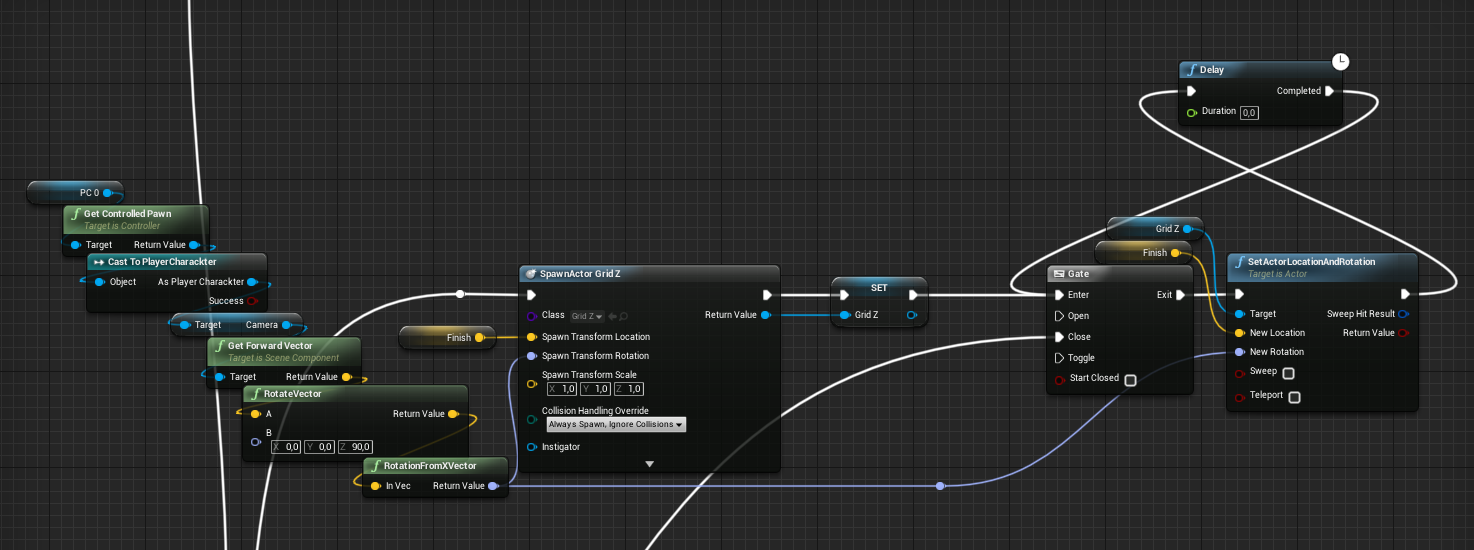 Algorithm for building cubes in ue4, as in 3d max. - My, Unreal Engine 4, Algorithm, Blueprint, Games, Gamedev, Video, Longpost