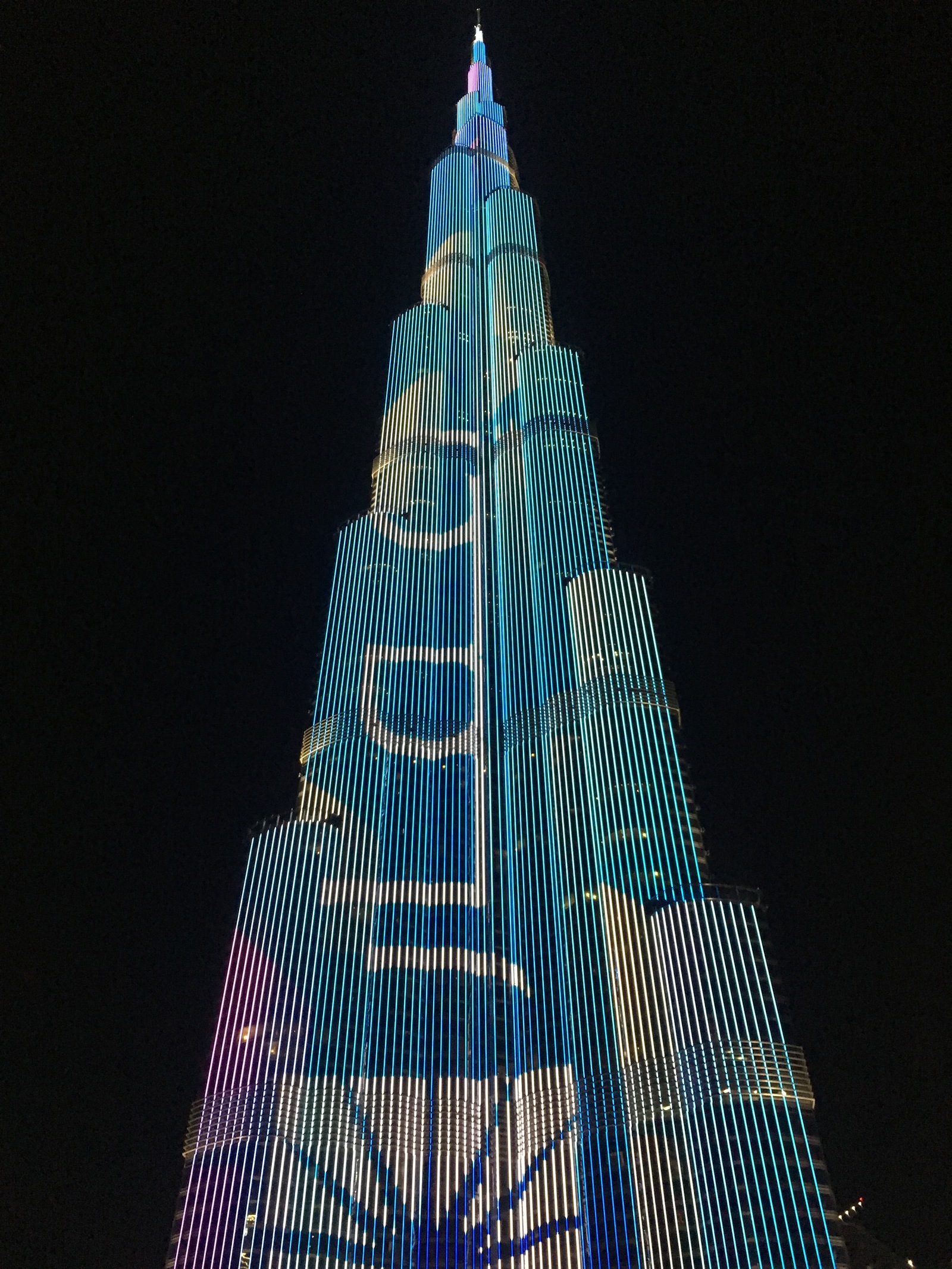 Laser show at Burj Khalifa - My, UAE, Burj Khalifa, Travels, Video, Longpost