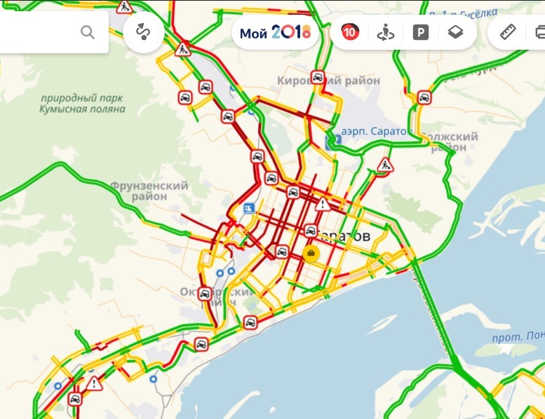 Saratov - 10 points! - My, Saratov, Traffic jams, Saratov vs Omsk, Longpost