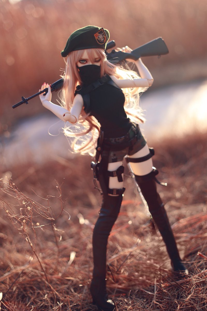 A collection of firearms dolls. - Jointed doll, A selection, Longpost