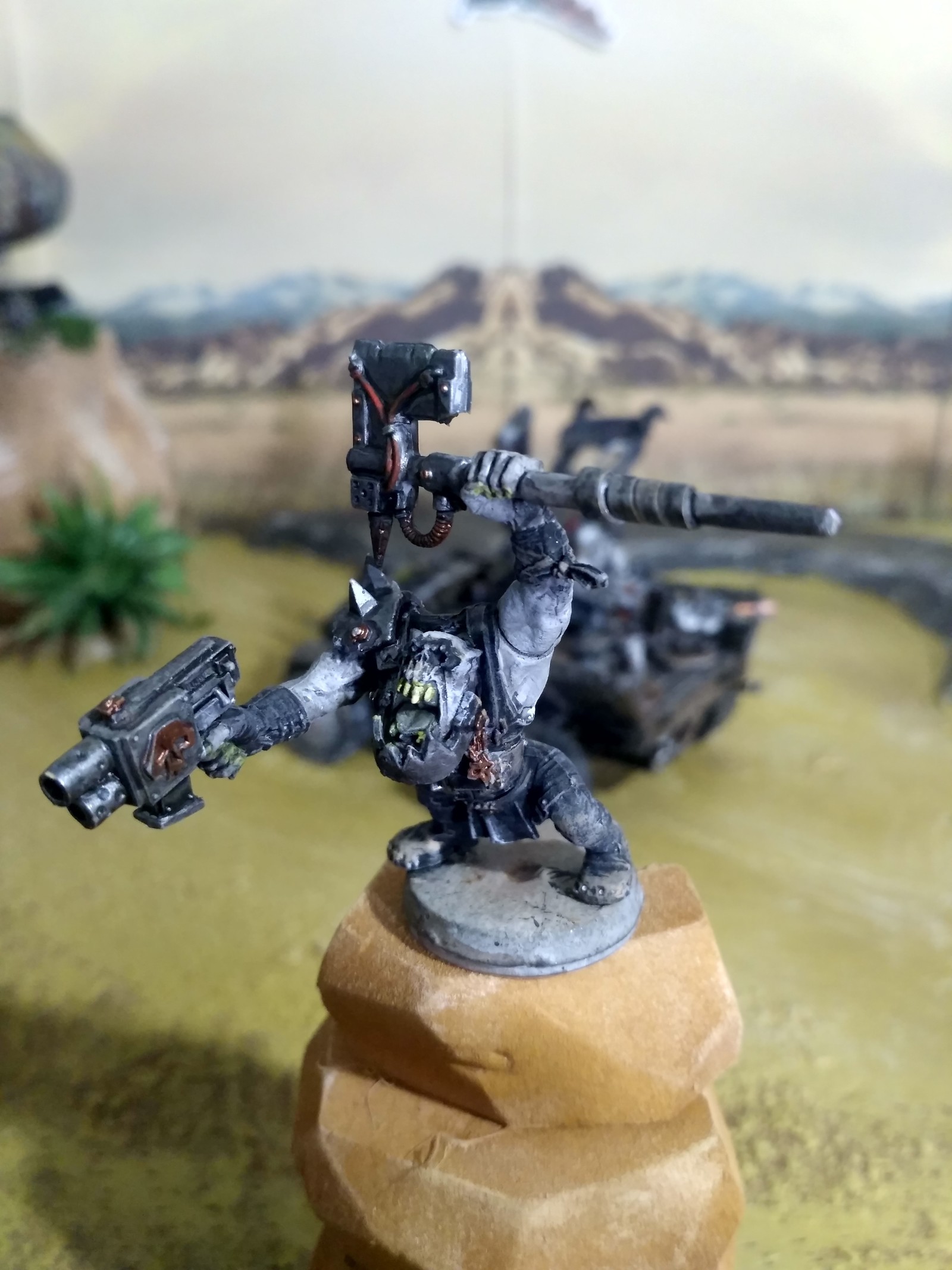 Inspired by Mad Max - My, Wh miniatures, Orcs, Gorkamorka, Wh40kconversion, Longpost