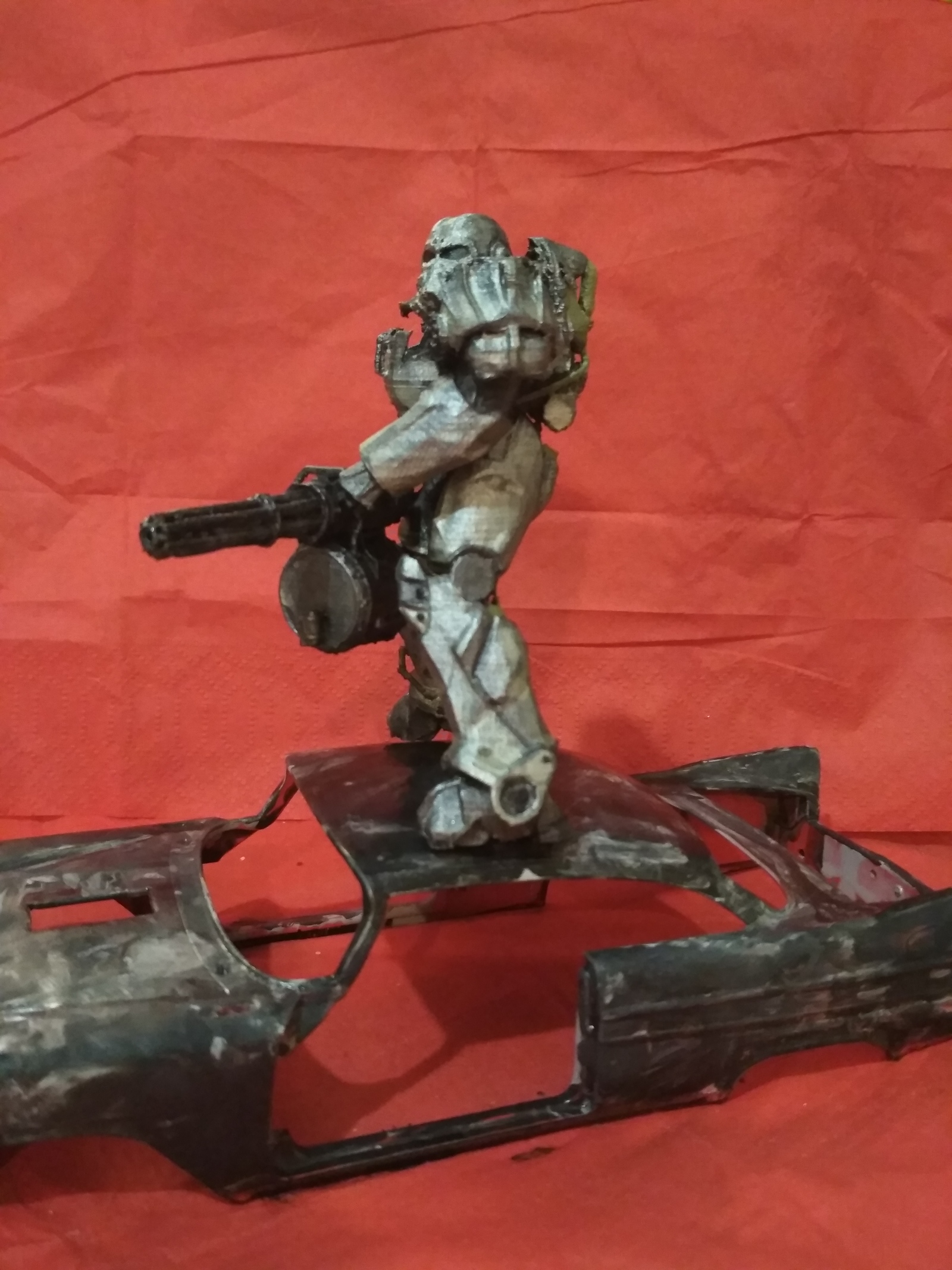 T-60 power armor in 1/24 scale - My, Fallout, t-60, Power armor, 3D печать, Longpost, Fallout 4, Fallout 76