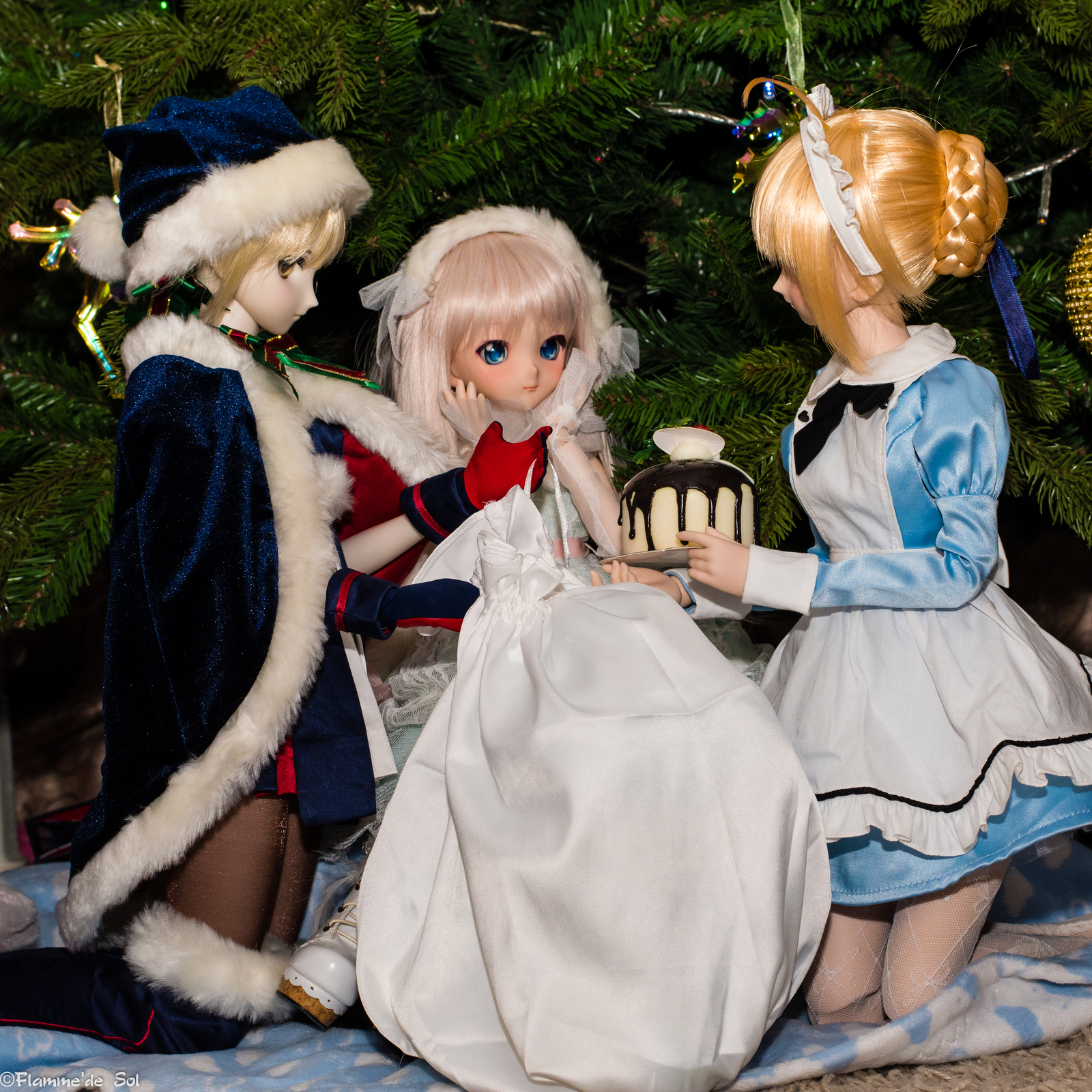 DollfieDream - Новогоднее! - Моё, Dollfiedream, Шарнирная кукла, Saber, Saber Alter, Аниме, Новый Год