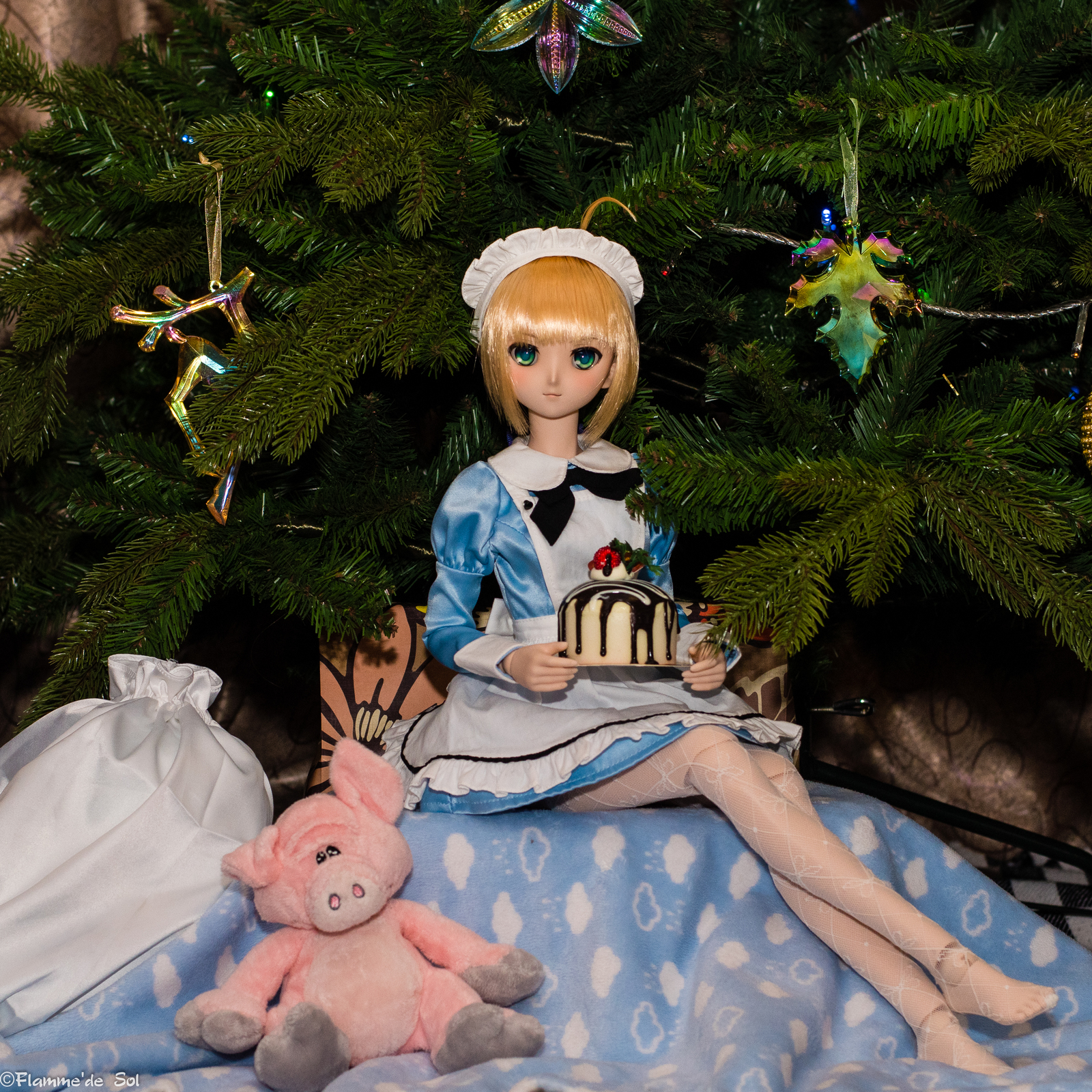 DollfieDream - Christmas! - My, Dollfiedream, Jointed doll, Saber, Saber alter, Anime, New Year