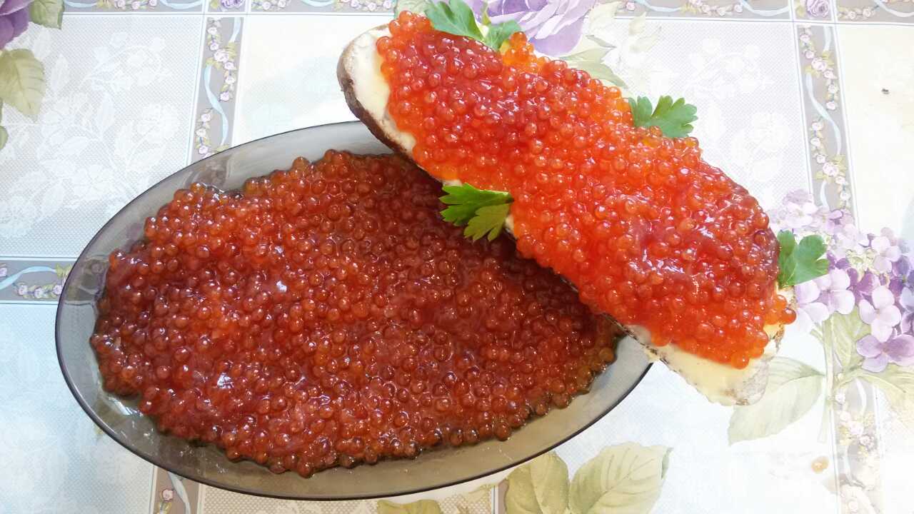 Caviar of own salting or what came out of the fish with a surprise - A fish, Surprise, Caviar, Longpost