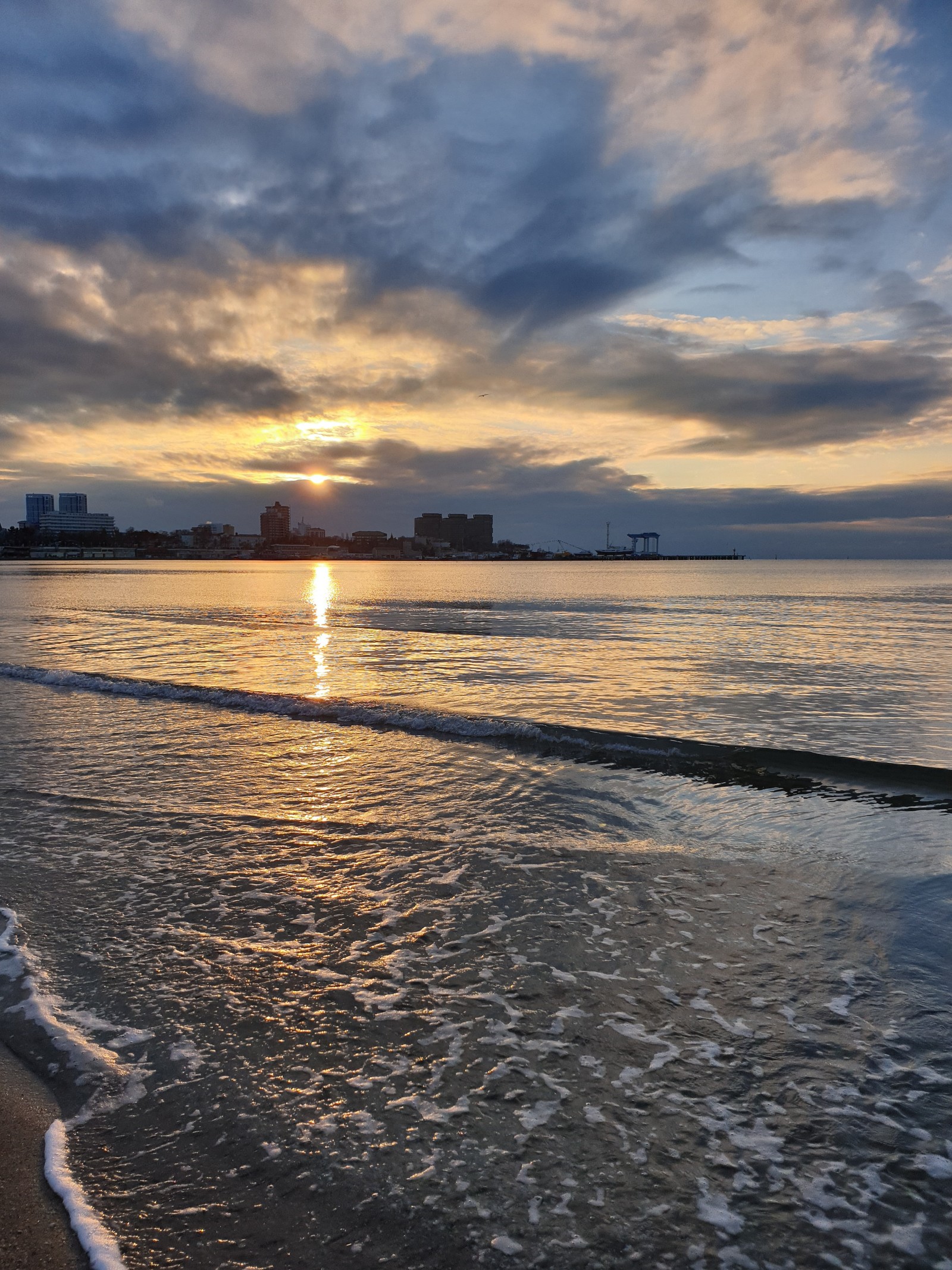 Anapa January 1 - My, Anapa, Sea, Black Sea, Longpost