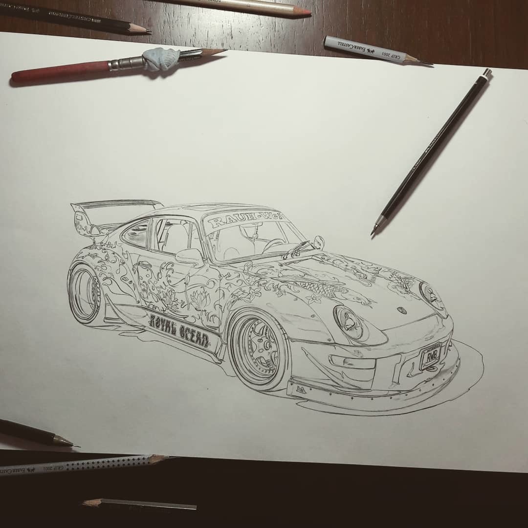 Shelby Daytona и RWB Porsche 993 | Пикабу