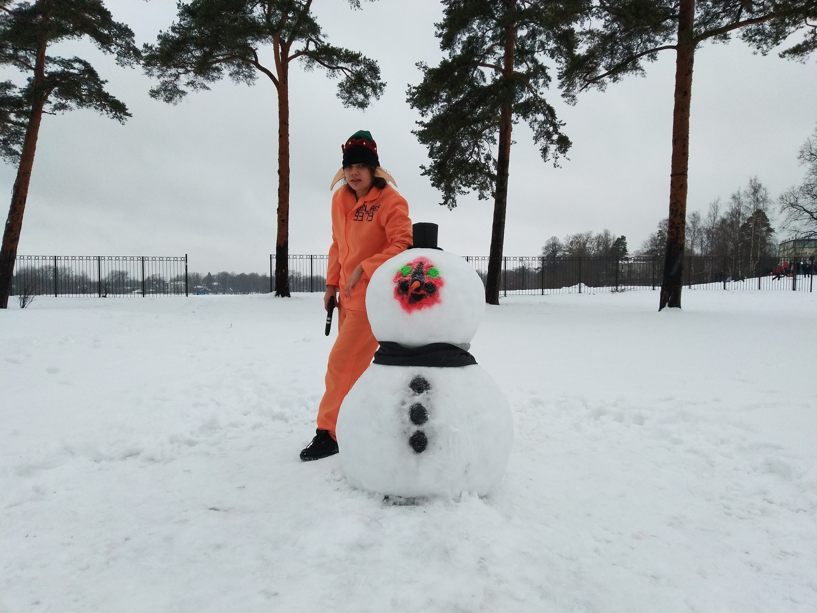 New Year's Cookies: - My, SCP, Cosplay, snowman, , The photo, Saint Petersburg, Longpost