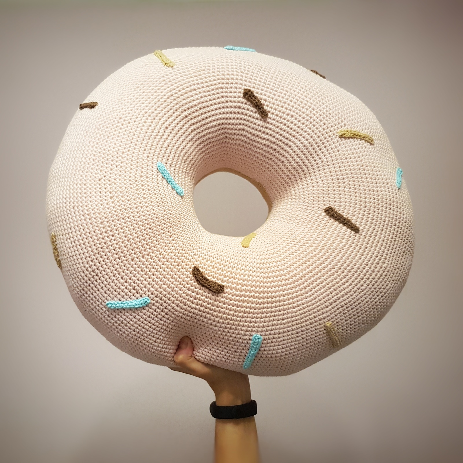 donut family - My, Knitting, Crochet, Handmade, Donuts, Hobby, Needlework without process, Longpost