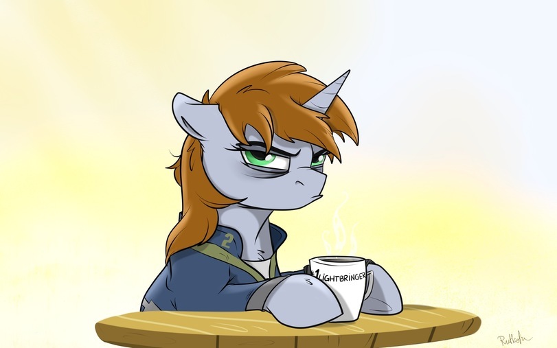 It's hard work, fixing toasters. - Fallout: Equestria, My little pony, Original character, Littlepip