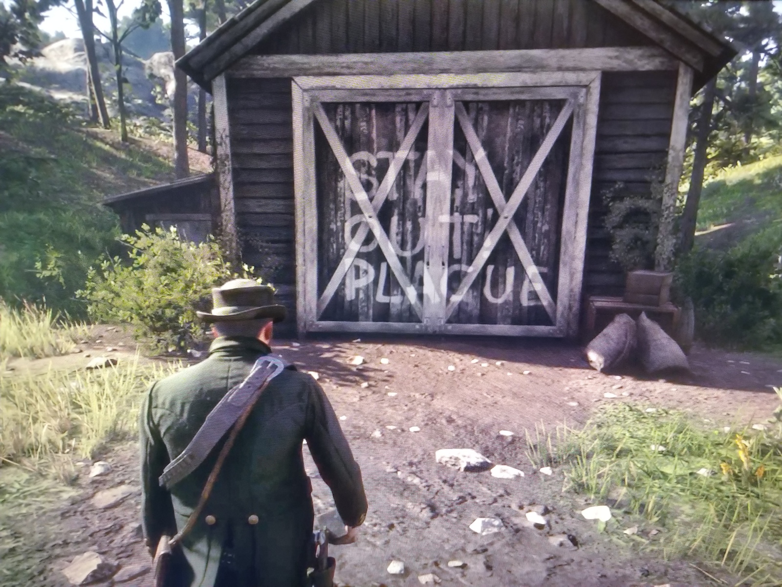 Red Dead Redemption 2 Ghost Town and Exclusive Revolver - My, Red dead redemption, Red dead redemption 2, , Пасхалка, easter eggs rdr2, Secret, Longpost