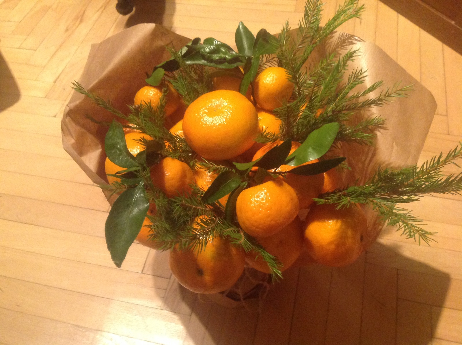 Bouquet of tangerines - My, Bouquet, Tangerines, New Year