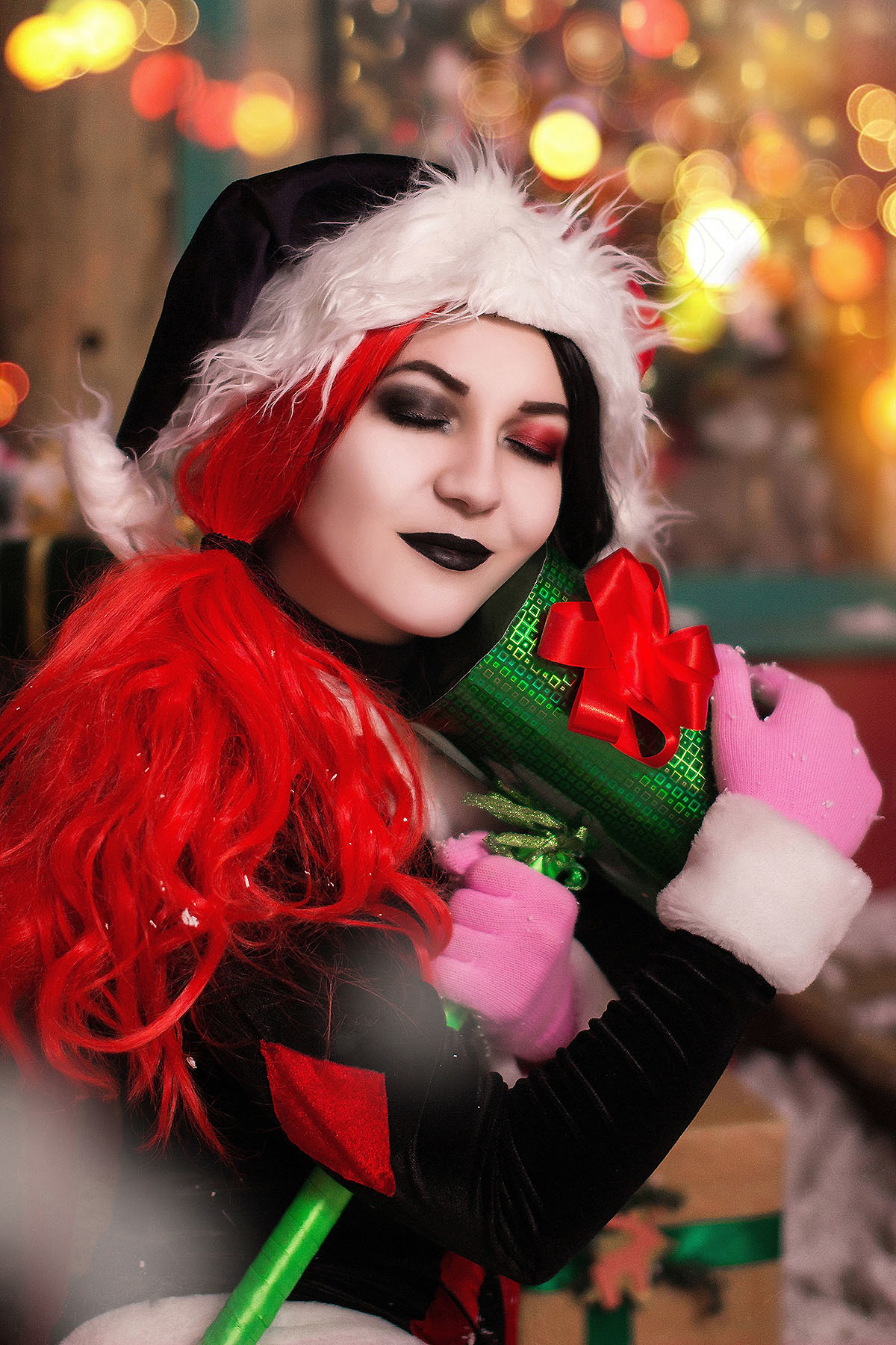 Harley Quinn holiday special cosplay - My, Harley quinn, Dc comics, Longpost, Russian cosplay, New Year, , Cosplay