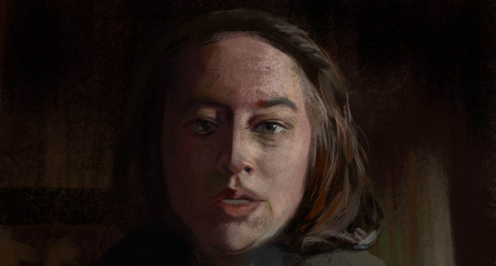 Frame by frame from Misery - My, Stud, Digital drawing, Misery, Stephen King, Art, Portrait, Scene from the movie