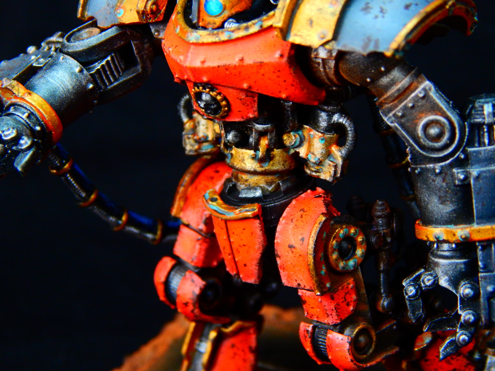 Domitar Battle Automata - My, Warhammer 40k, Wh miniatures, Wh painting, Miniature, Painting miniatures, Adeptus Mechanicus, Longpost