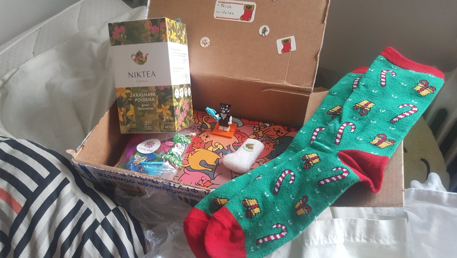 From Novosibirsk to Stockholm - My, Gift exchange, Secret Santa, Gift exchange report, Presents, New Year, cat, Longpost