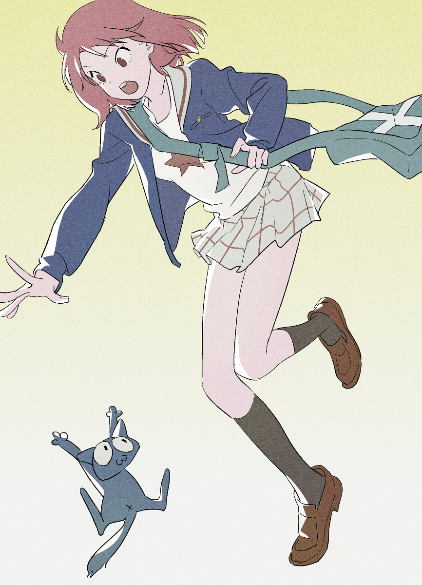 Fooly cooly - Арт, Аниме, Flcl, Hidomi Hibajiri, Naota nandaba, Haruko Haruhara, Anime Art, Мамими Самэдзима, Длиннопост