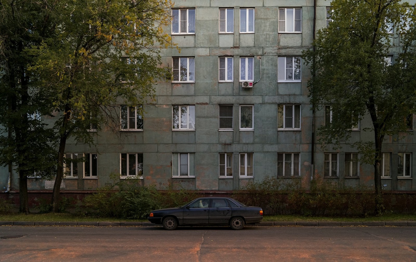 Yard that is in every city - My, The photo, Town, Panel house, Sockets, House, Cityscapes, Green, Longpost, Street photography