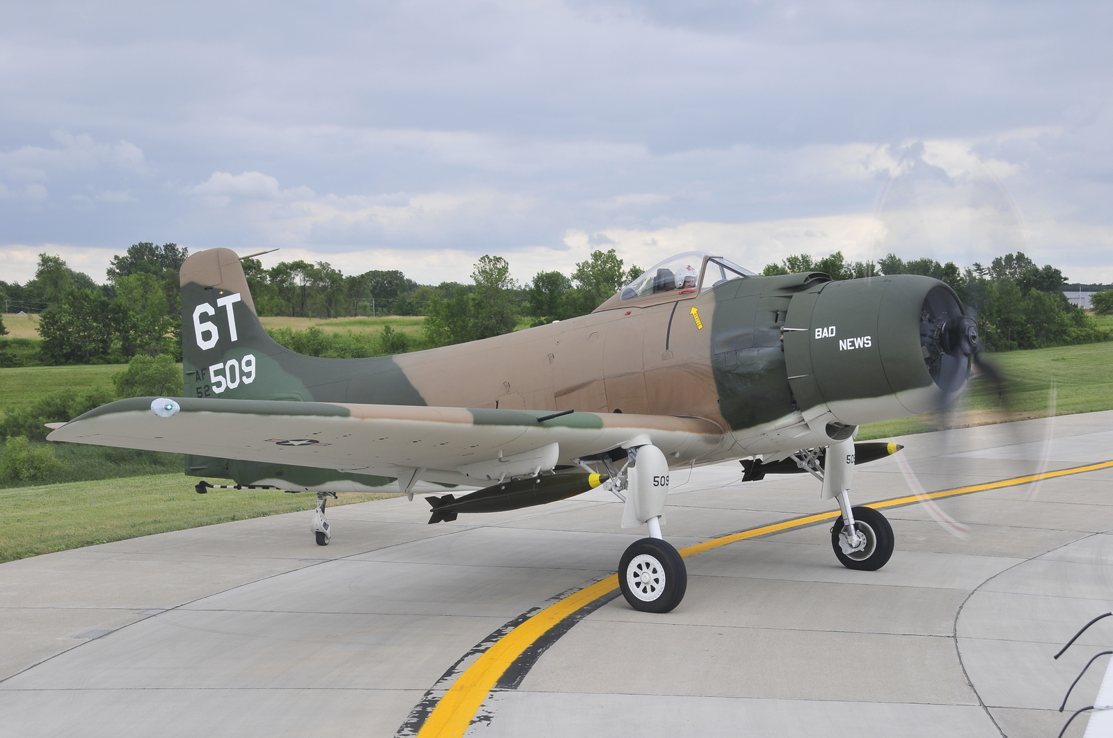 Douglas A-1 Skyraider (Aircraft late for the big war) - My, Airplane, Longpost, , Mcdonnell Douglas, Attack aircraft