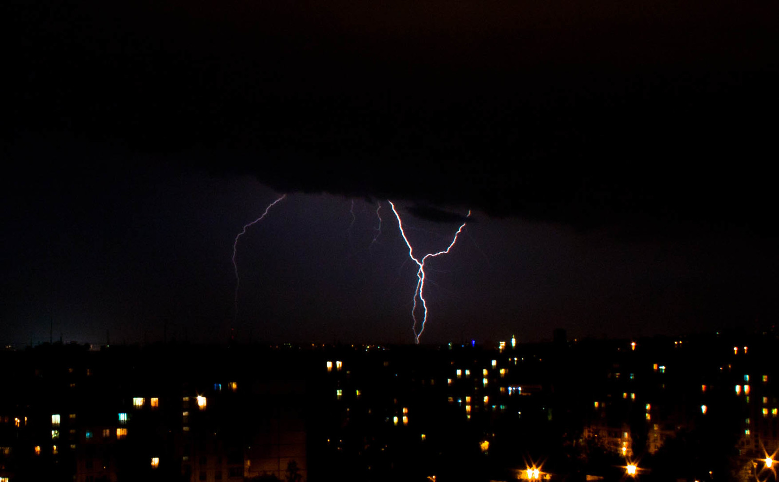 Lightning - My, Lightning, , Kharkov, Longpost