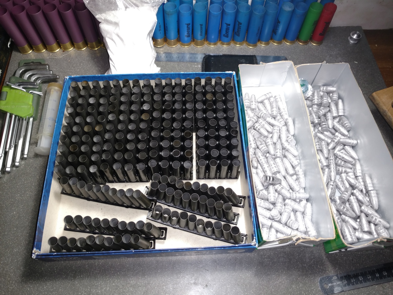 Independent equipment of cartridges 366TKM. - My, Reloading, 366tkm, , Longpost, GIF, Video