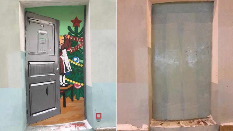 What's wrong with them? - Graffiti, Saint Petersburg, Congratulation, Housing and communal services, Vandalism, Video, Longpost