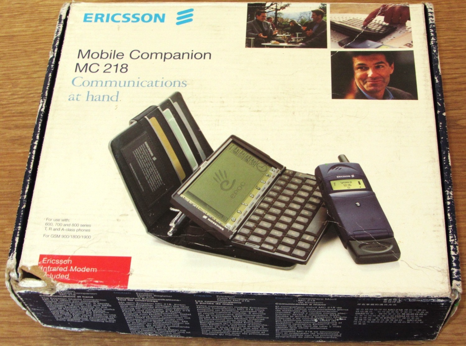 Legend of the 90s! 1999 keyboard pocket PDA Ericsson MC218 a.k.a. Psion 5MX - My, Psion, Ericsson mc218, Kpc, Epoc, Symbian, Rarity, , Longpost