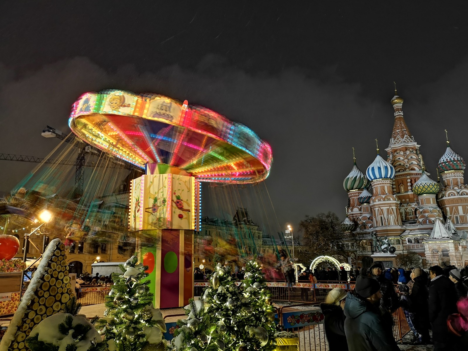 Festive Moscow - Moscow, Christmas, Huawei p20 PRO