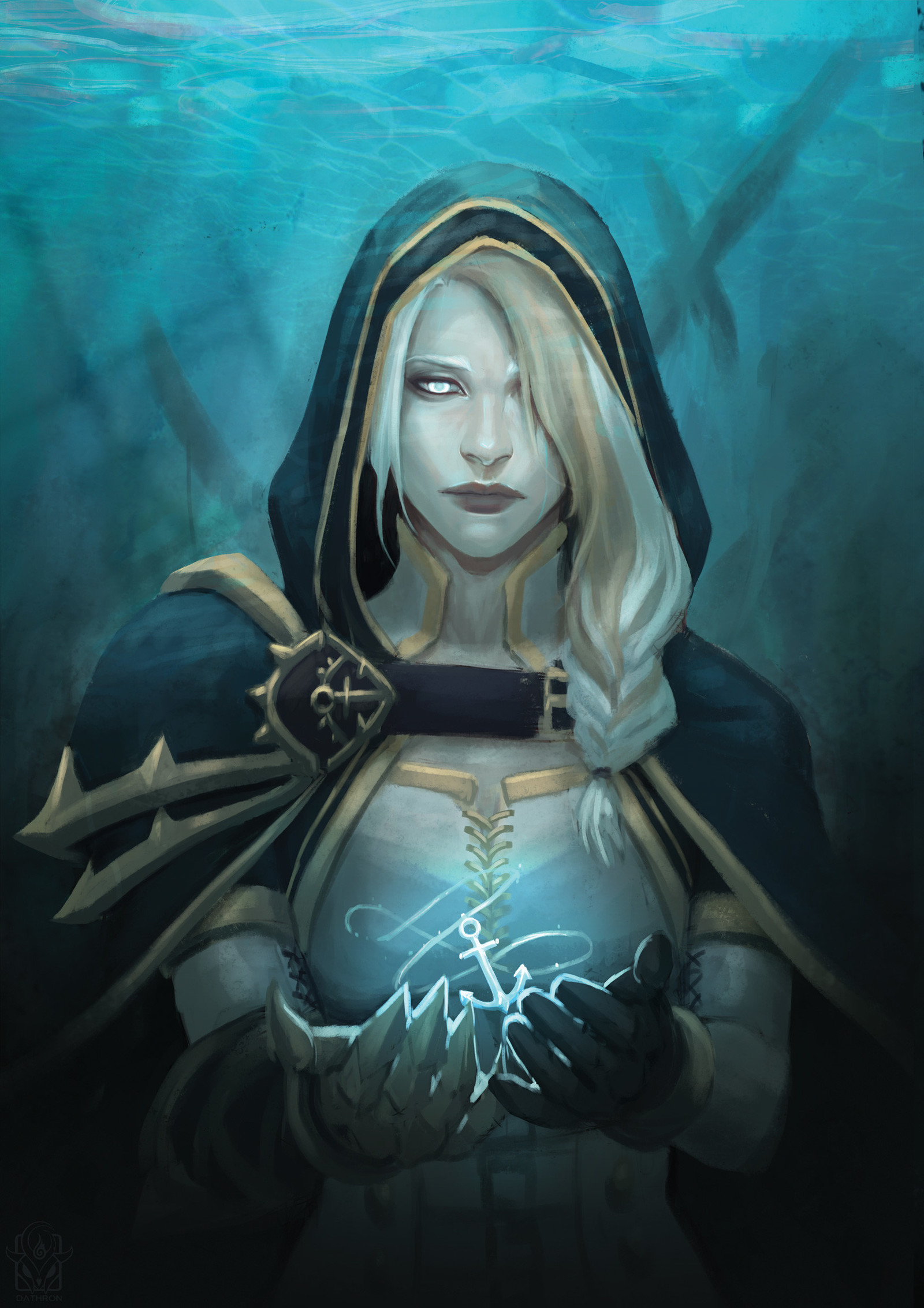 Fear the daughter of the seas! - World of warcraft, Art, Jaina Proudmoore