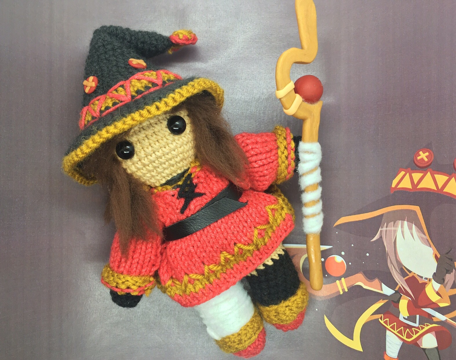 Baby Megumin from anime Konosuba - My, Anime, Amigurumi, Longpost