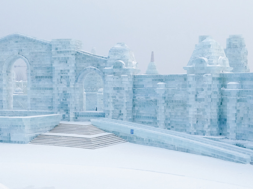 Snow and Ice Festival. - Harbin, Ice sculpture, Ice, China, The festival, , Longpost