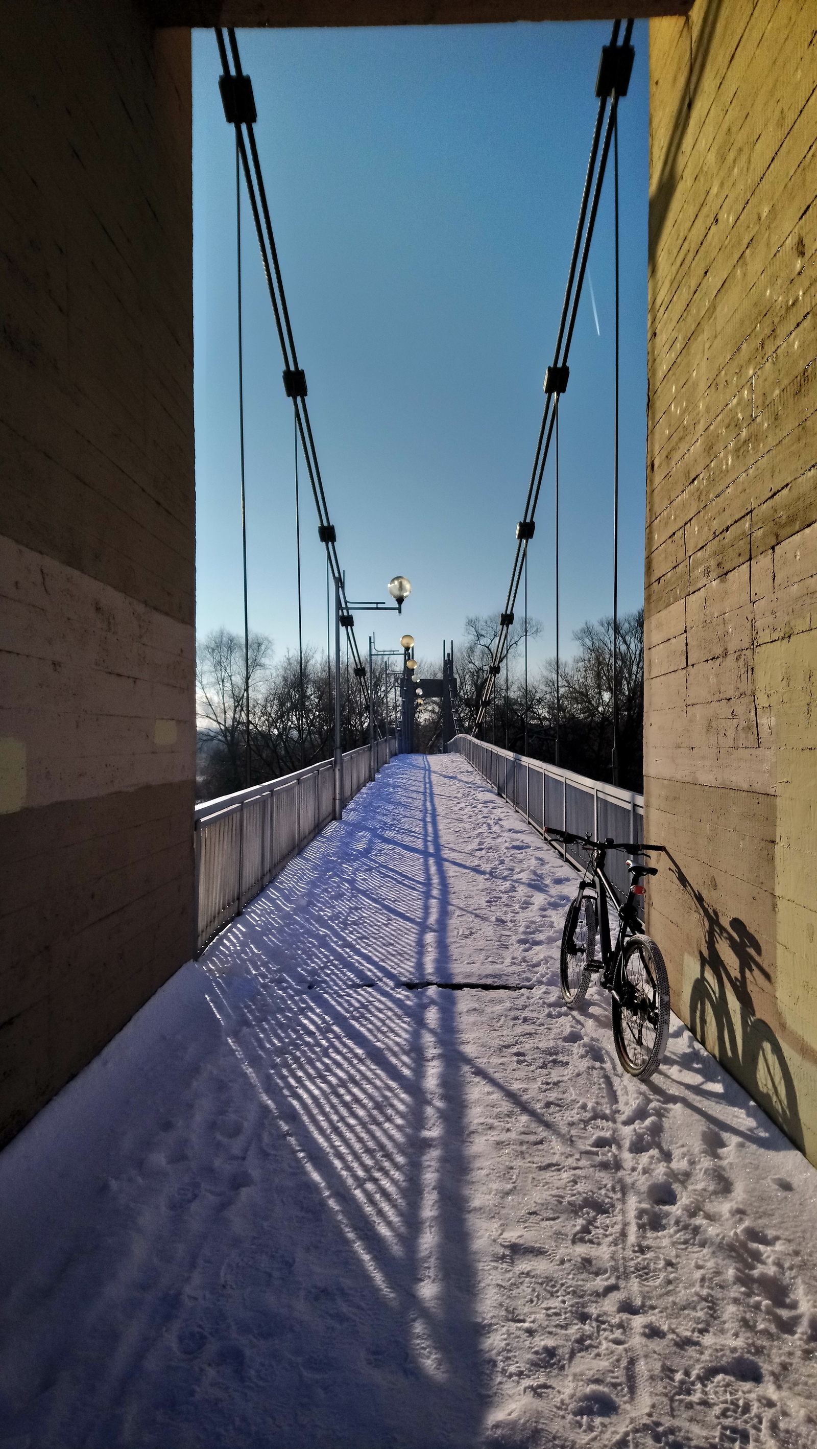 Brest, fortress, winter, led - My, A bike, Bike ride, Brest, Brest Fortress, Winter, Mobile photography, Longpost