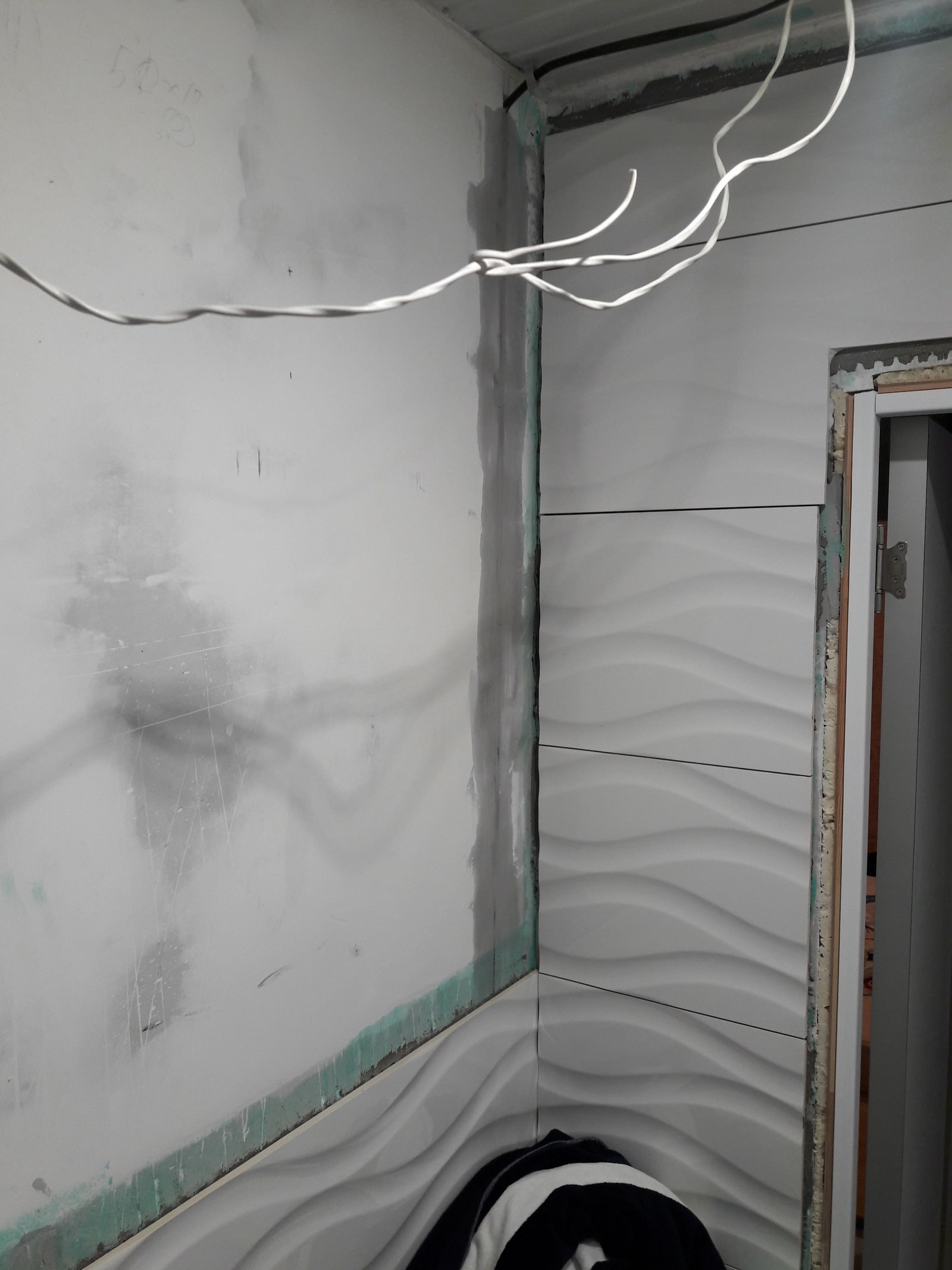 The process of replacing a shower cabin with a normal bathroom - My, Building, Bathroom, Longpost