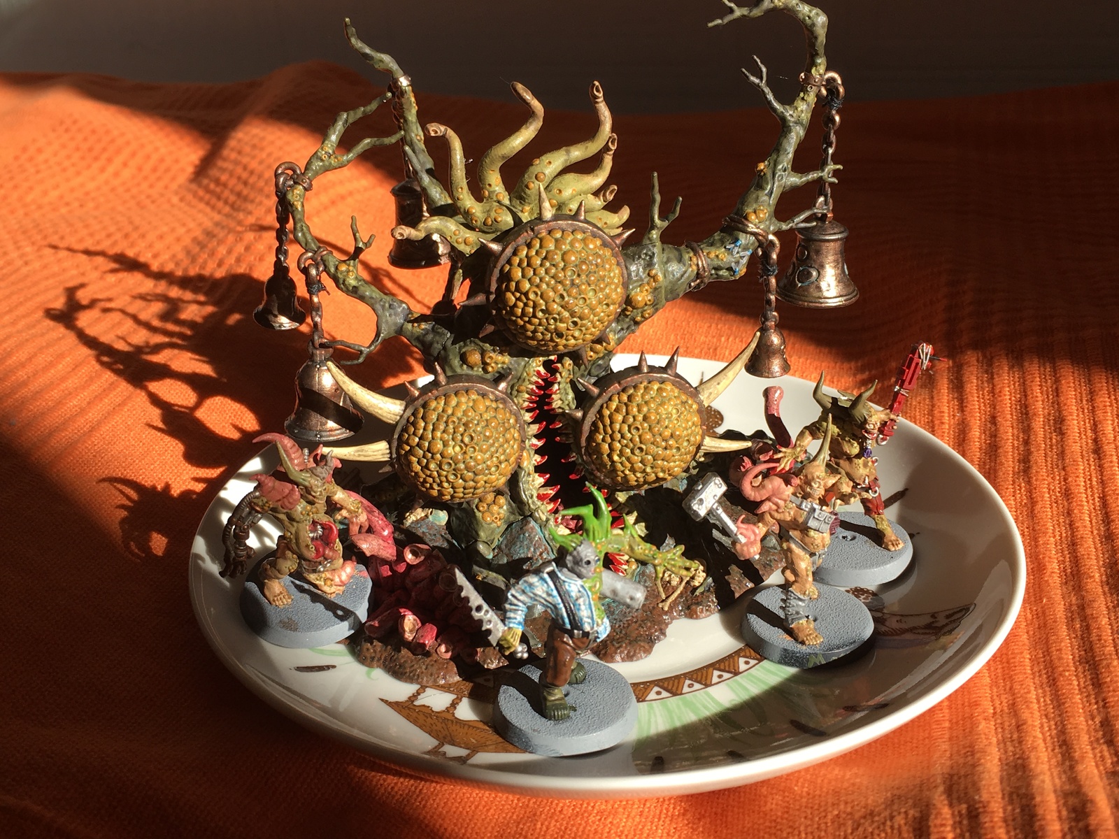 Strange tree from the world of warhammer - My, Warhammer 40k, Warhammer, Painting miniatures, Nurgle, Longpost