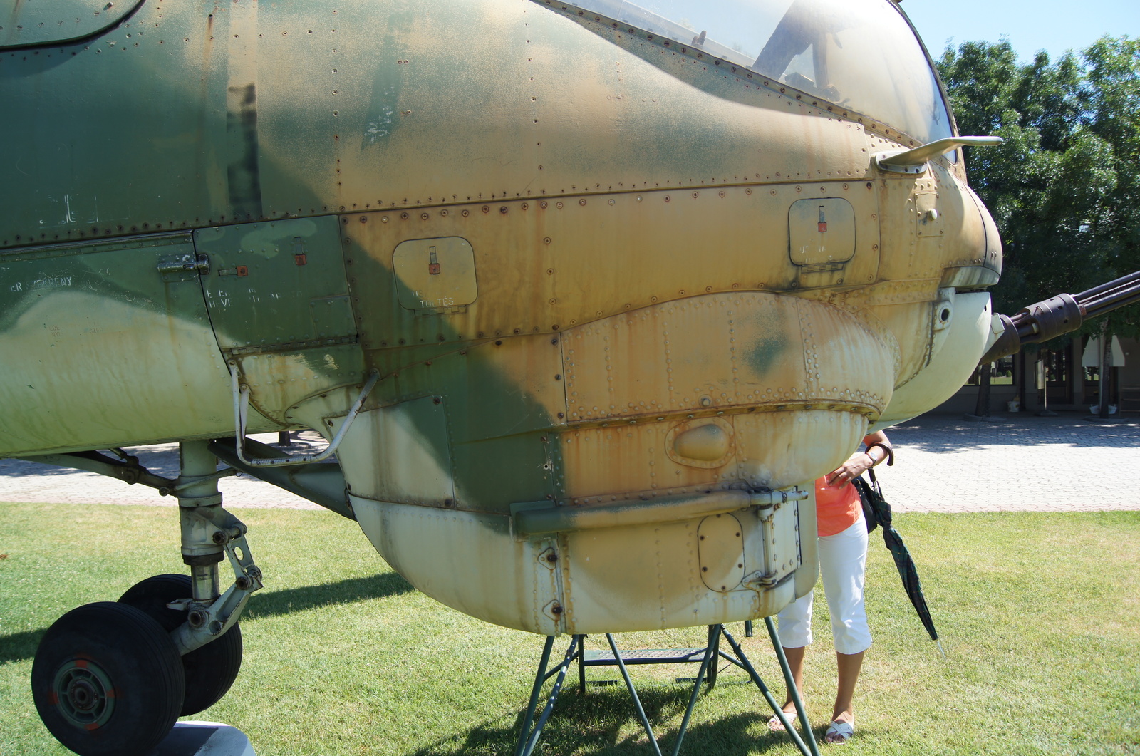 MI-24 in Kecel, Hungary. - My, Helicopter, Mi-24, Hungary, Longpost, Military equipment