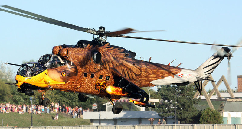 MI-24 in Kecel, Hungary. - My, Helicopter, Mi-24, Hungary, Longpost, Military equipment