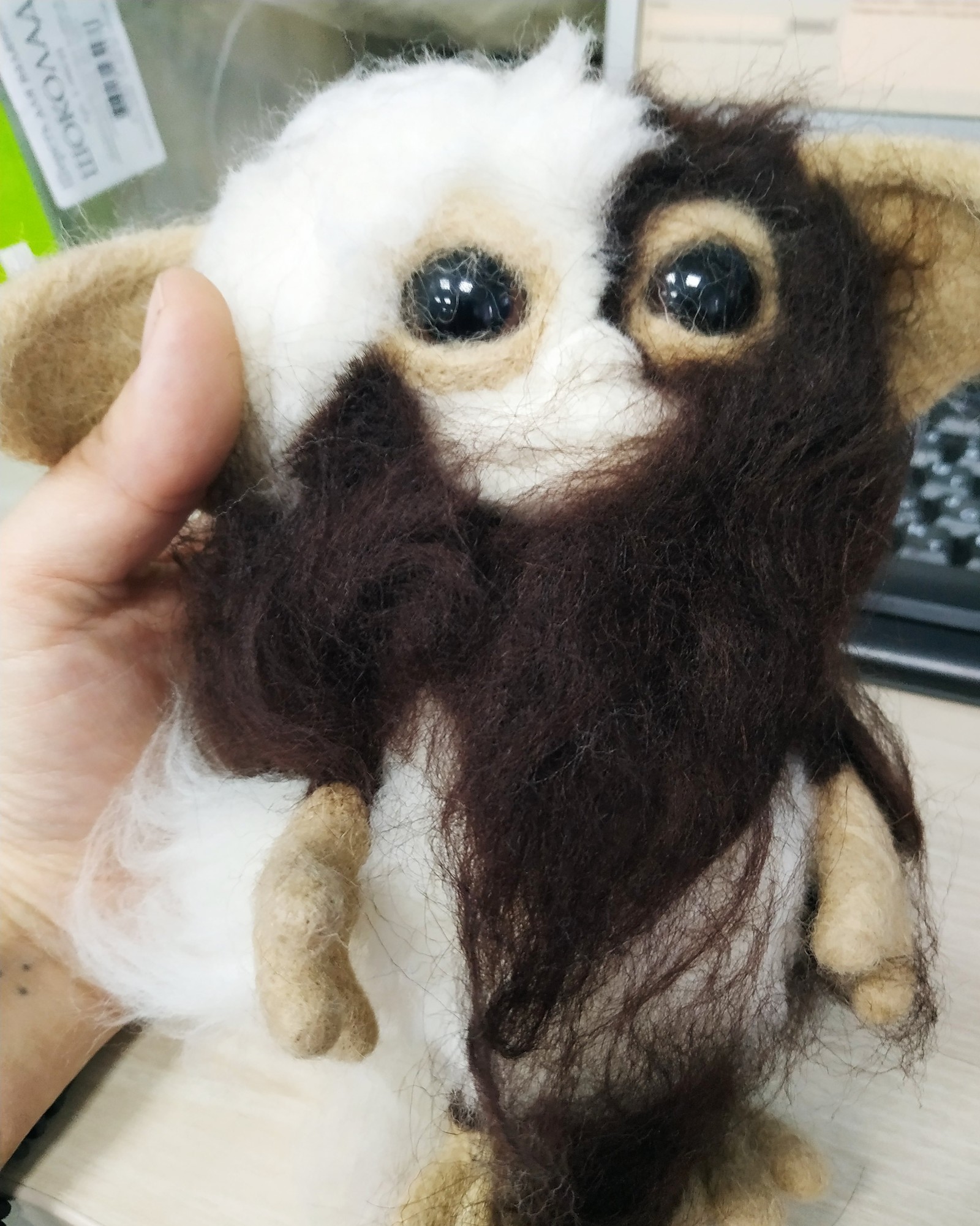 Who is it?) - Wool, Author's toy, Longpost