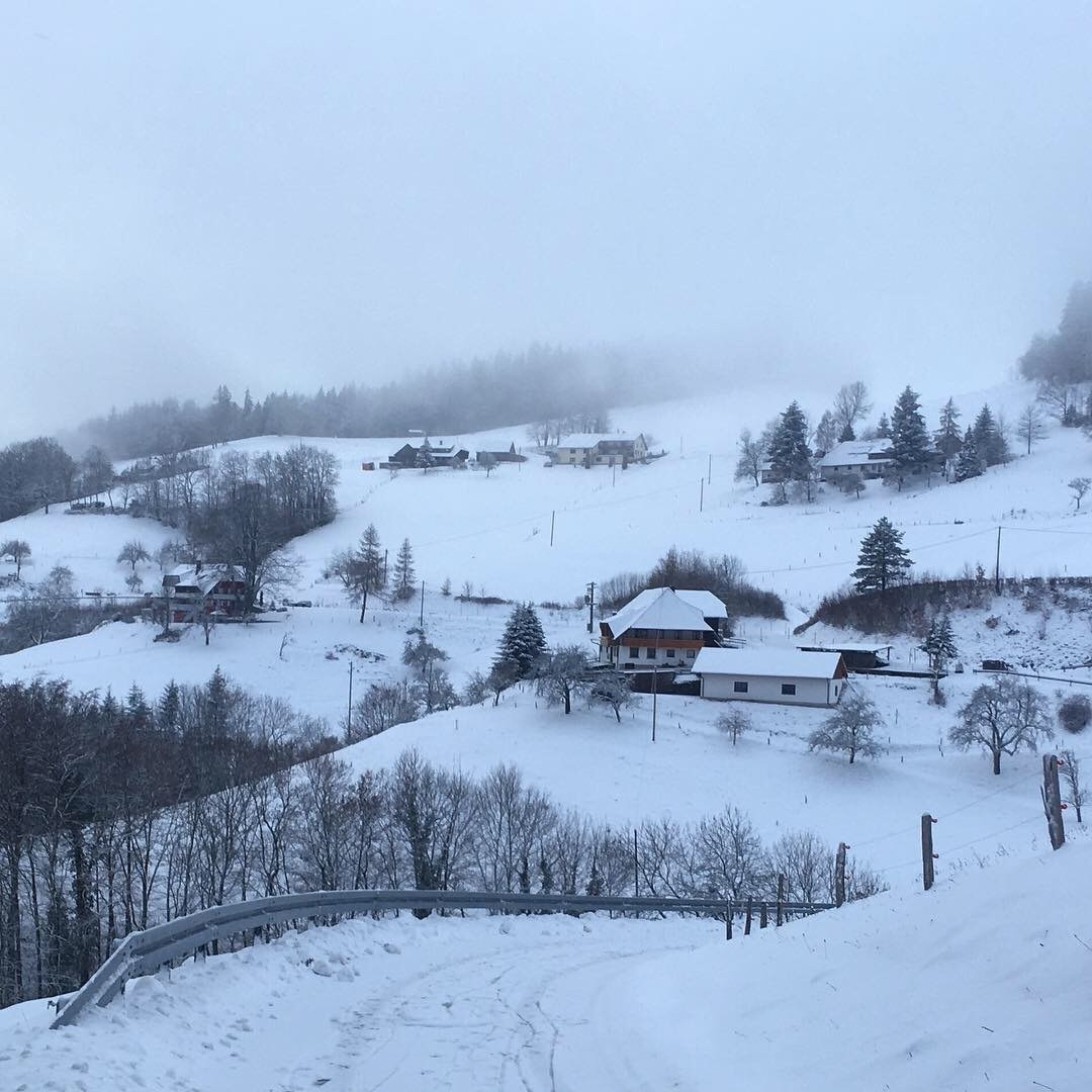 Amazing view. Bolschweil, Upper Black Forest - My, The photo, Germany, Winter, Longpost