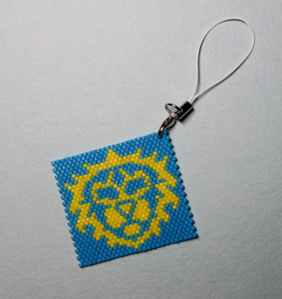 Alliance or Horde? Keychain from beads - My, Needlework without process, Beads, Keychain, World of warcraft, Alliance, Horde, Warcraft, Longpost