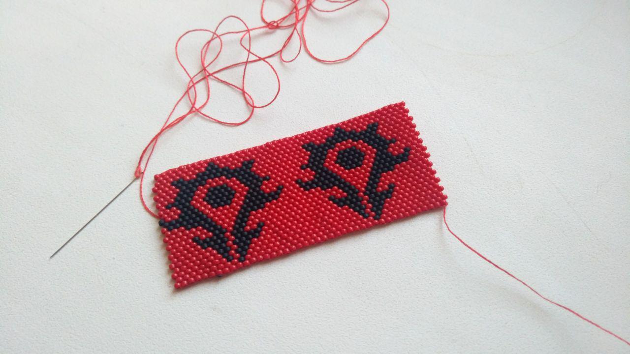 Alliance or Horde? Keychain from beads - My, Needlework without process, Beads, Keychain, World of warcraft, Alliance, Horde, Warcraft, Longpost