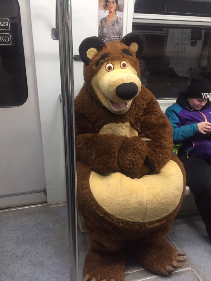 Subway incident - My, Metro, The Bears, Costume, Fashion