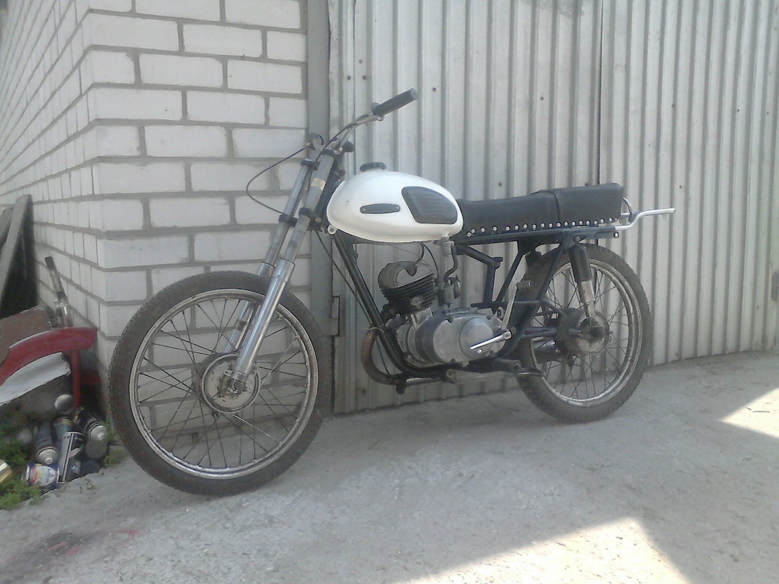 My Minsk from scrap metal - My, Minsk, Moto, Motorcycles, From dirt to Kings, Longpost