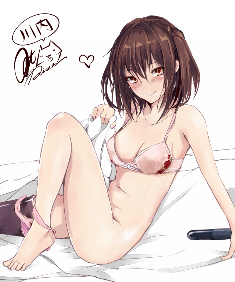 Sendai - NSFW, Kantai collection, Sendai, Underwear, Etty, Anime art, Anime, Art