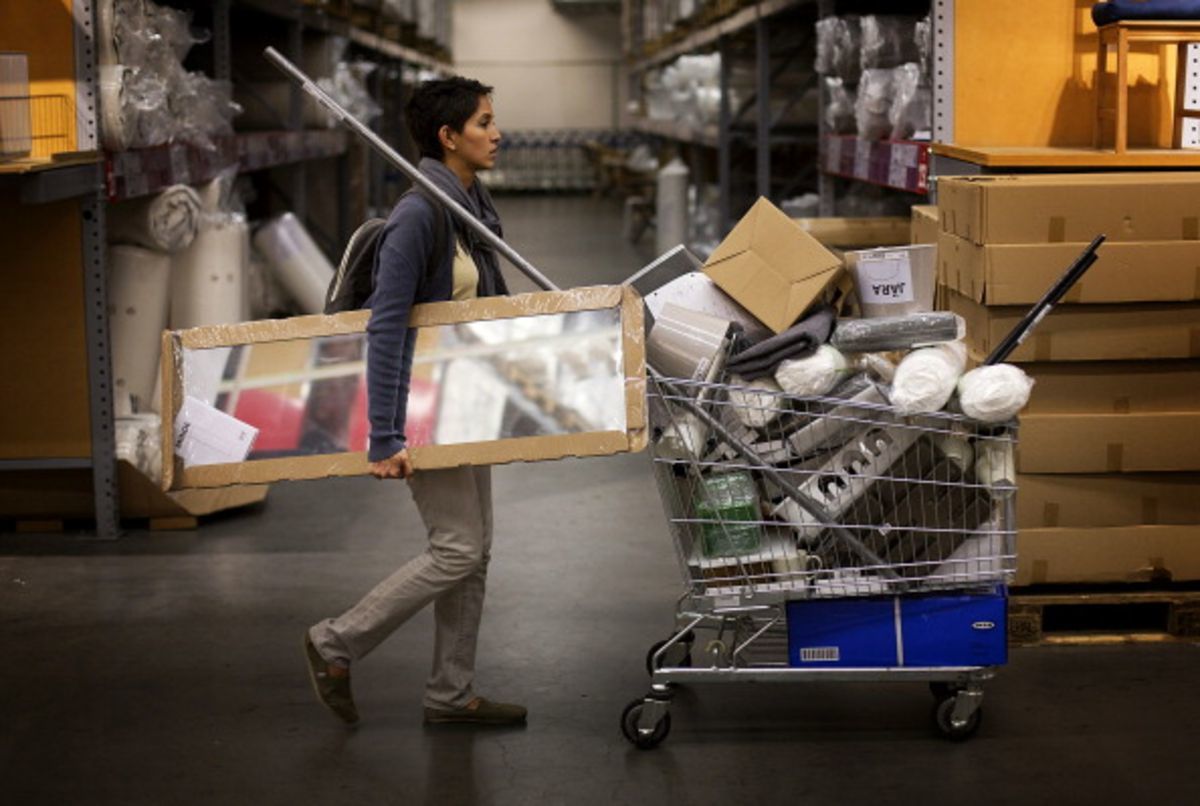 How to entertain yourself in line at IKEA - IKEA, Queue, Life hack, Humor