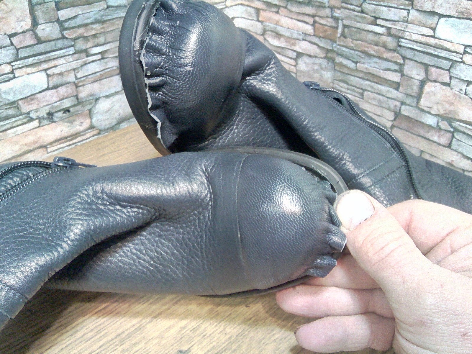 Point to the issue of noses. - My, Shoe repair, Replacement of parts, , Work, Longpost, Mat