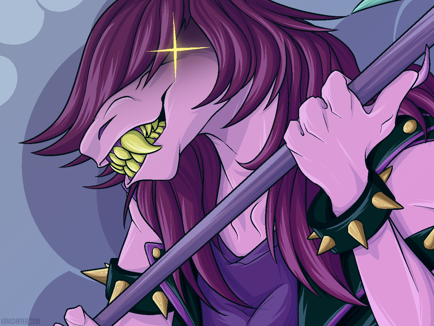 Toothy Susie - My, Deltarune, Susie, Art, Games