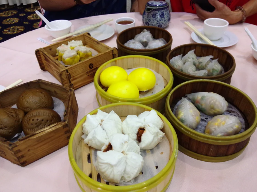 Traditional Cantonese breakfast (dim sum) - , Dumplings, China